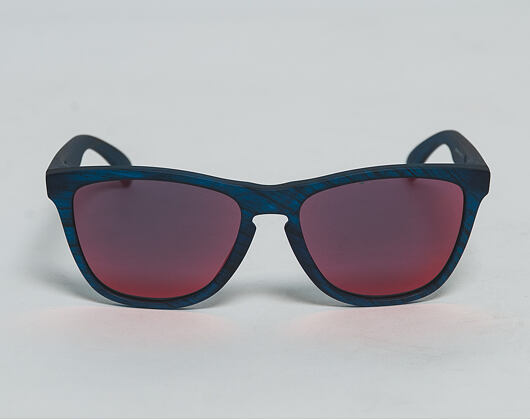 Sluneční Brýle Oakley Frogskins Matte Blue Woodgrain/Torch Iridium OO9013-B555
