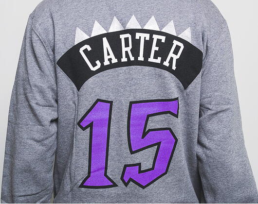 Mikina Mitchell & Ness Name & Number 15 Carter Toronto Raptors Official Team Color