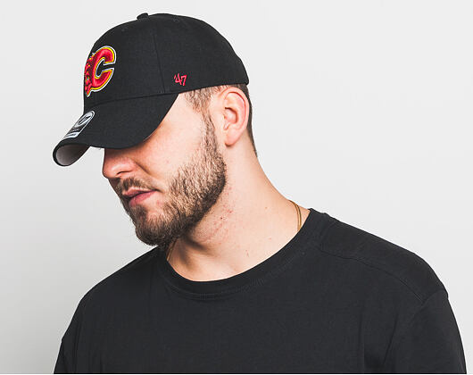 Kšiltovka 47 Brand Calgary Flames MVP Black Strapback