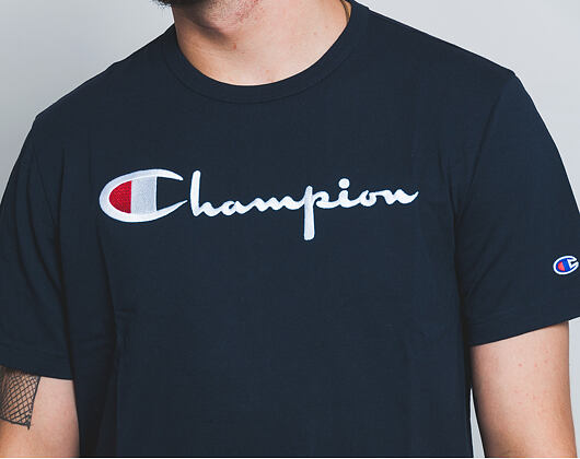 Triko Champion Crewneck T-Shirt Navy