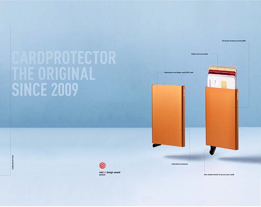 Pouzdro Na Karty Secrid Card Protector Gold