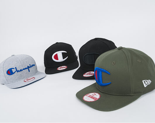 Kšiltovka Champion Original Fit All Black Logo 9FIFTY Black Snapback 803833-NBK