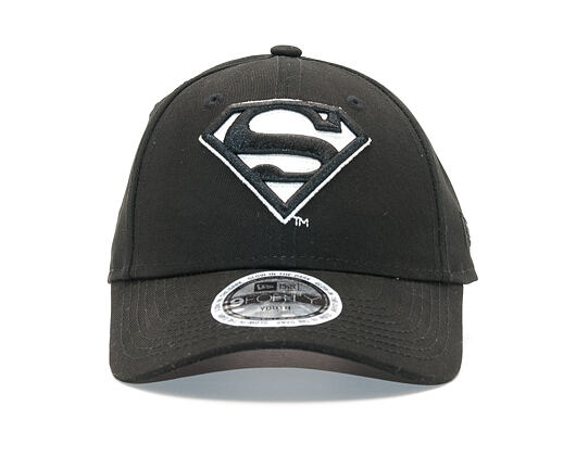 Dětská Kšiltovka New Era GITD Character Jr Superman 9FORTY Youth Black Strapback