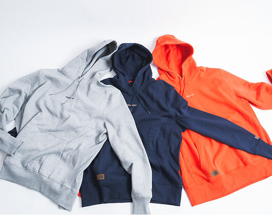 Mikina S Kapucí New Era Premium Classics Fleece Po Hoody Orange