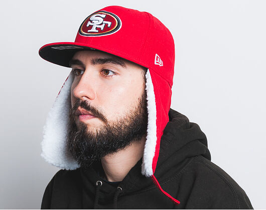 Kšiltovka S Klapkami New Era Lsg Dog Ear San Francisco 49ers 59FIFTY Official Team Color