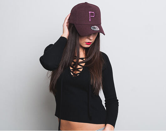Kšiltovka New Era Seasonal Heather 9FORTY A-Frame Pittsburgh Pirates Heather Medium Red Snapback