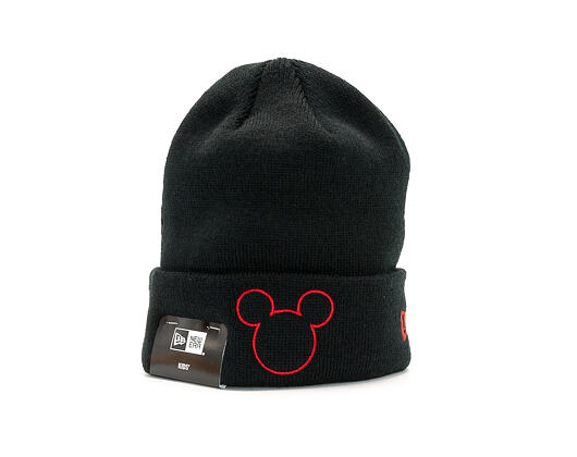 Dětský Kulich New Era Disney Knit Mickey Mouse Youth Black/Scarlet