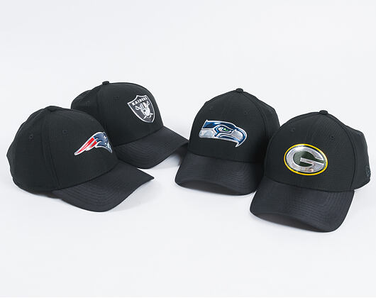 Kšiltovka New Era Black Coll Seattle Seahawks  39THIRTY Black