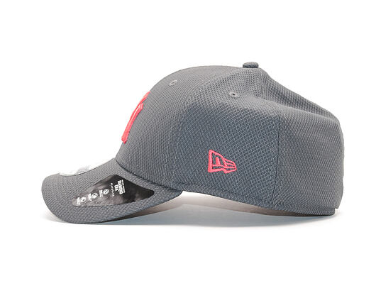 Kšiltovka New Era Diamond Pop New York Yankees 39THIRTY Grey Heather/Lava Red