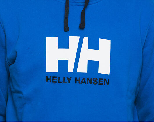 Mikina S Kapucí Helly Hansen HH Logo Hoodie Olympian Blue