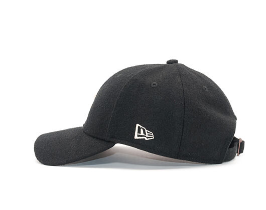 Kšiltovka New Era Mini Melton Cleveland Indians 9FORTY Light Black/Satin Strapback