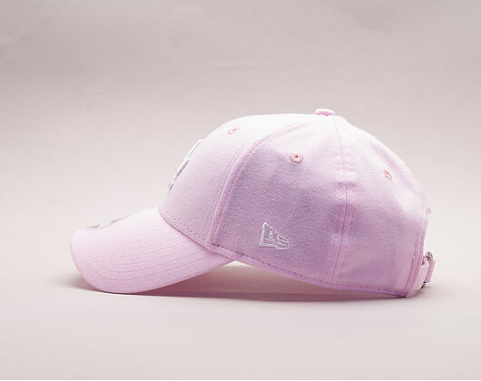 Dámská Kšiltovka New Era Jersey Los Angeles Dodgers 9FORTY Pink/White Strapback