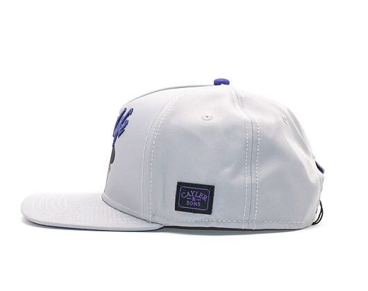 Kšiltovka Cayler & Sons White Label Styro Grey/Purple Snapback