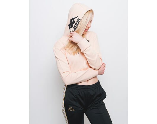 Dámská Mikina S Kapucí Kappa Authentic Zaly Pink Peach