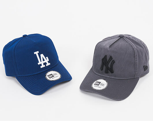 Kšiltovka New Era Washed Aframe New York Yankees 9FORTY Grey Heather Snapback