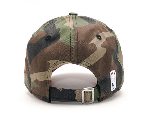 Kšiltovka New Era Camo Team Cleveland Cavaliers 9FORTY Black Camo/Cardinal Strapback