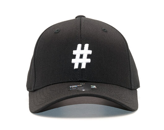 Kšiltovka State of WOW Hashtag SC9201-990# Baseball Cap Crown 2 Black/White Strapback