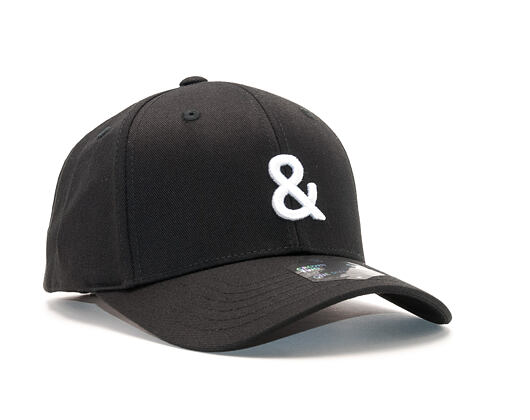 Kšiltovka State of WOW Ampersand SC9201-990& Baseball Cap Crown 2 Black/White Strapback