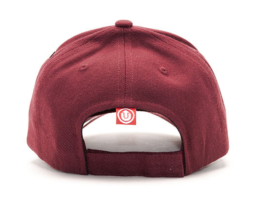 Kšiltovka UPFRONT Off Spring Baseball Cap Bordeaux/Black Strapback