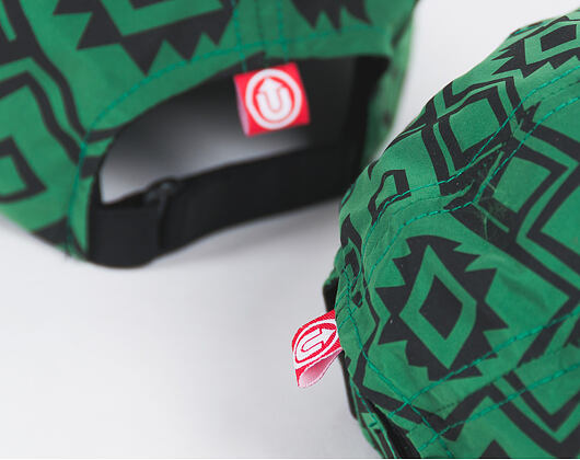 Kšiltovka UPFRONT BAGKAT 5-Panel Green Strapback