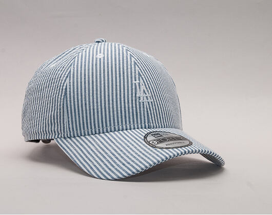 Kšiltovka New Era  Seersucker Los Angeles Dodgers 9FORTY Strapback Navy / Optic White
