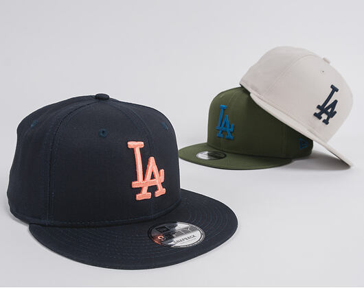 Kšiltovka New Era   League Essential Los Angeles Dodgers 9FIFTY Snapback Stone / Navy