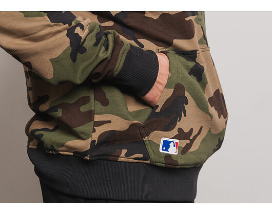 Mikina S Kapucí New Era Team Apparel Ft Print Hoody Los Angeles Dodgers Woodland Camo