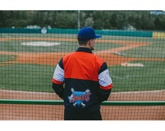 Bunda New Era Coast 2 Coast Track Jacket Anaheim Angels Navy/Heather