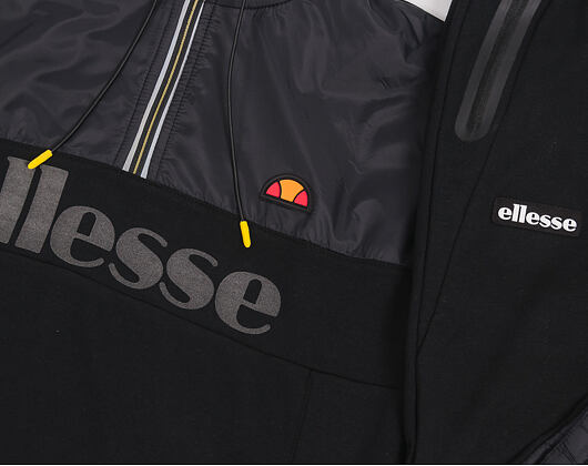 Mikina S Kapucí Ellesse Sport Favio Half Zip Hoody Anthracite