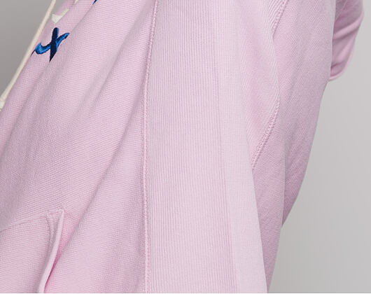 Dámská Mikina Champion Hooded Sweatshirt Classic Logo Embroidered Pink