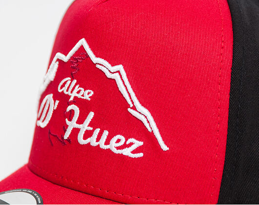 Kšiltovka New Era A Frame Trucker Tour De France Lifestyle 9FORTY Scarlet Snapback