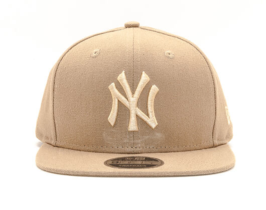 Kšiltovka New Era Original Fit Canvas New York Yankees 9FIFTY Camel Snapback