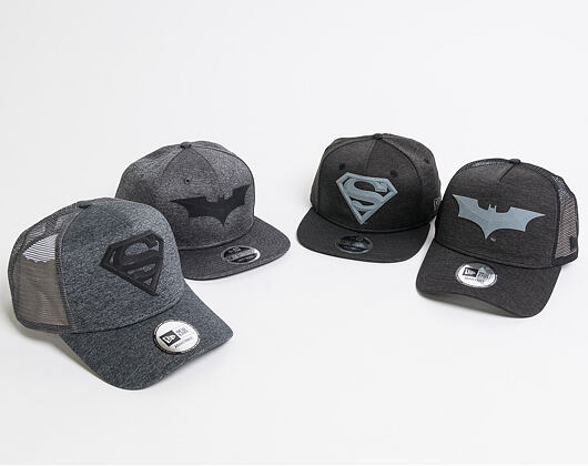 Kšiltovka New Era Original Fit Concrete Jersey Batman 9FIFTY Heather Gray/Black Snapback