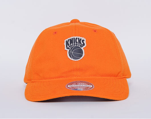 Kšiltovka Mitchell & Ness Jock New York Knicks Orange Strapback