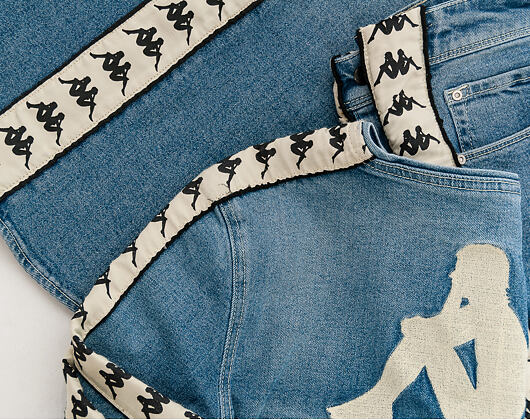 Dámské Kalhoty Kappa Authentic Besto Blue Cobalt Beige