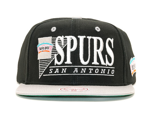 Kšiltovka Mitchell & Ness Horizon San Antonio Spurs Black/Grey Snapback