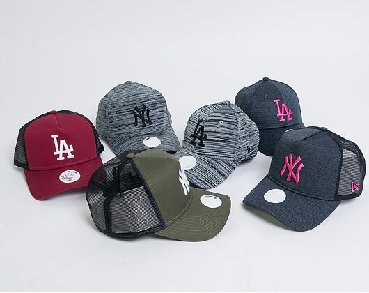 Dámská Kšiltovka New Era Engineered Fit Los Angeles Dodgers 9FORTY Gray/Black Strapback