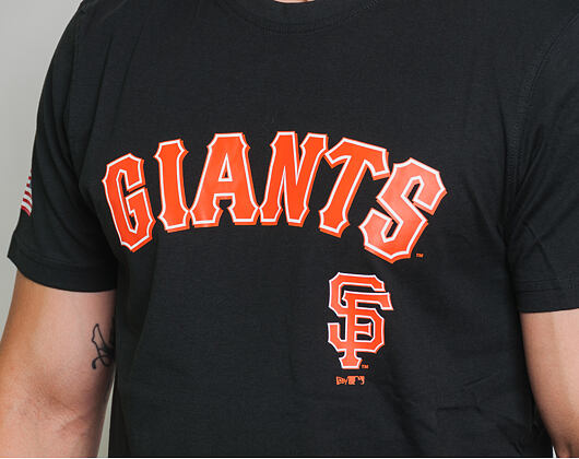 Triko New Era MLB Supporters Logo Tee San Francisco Giants Black