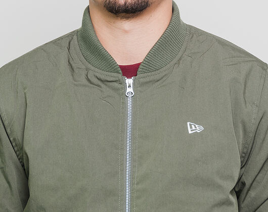Bunda New Era Branded Sherpa Bomber New Olive