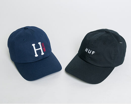 Kšiltovka HUF OG Logo Curved Visor Black Strapback