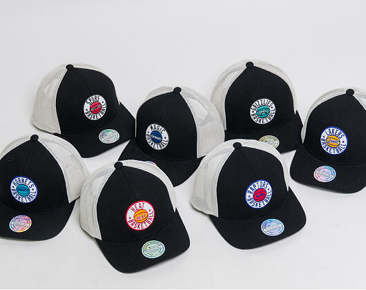 Kšiltovka Mitchell & Ness Patch 110 Flex-Snap SB Miami Heat Black/White Snapback