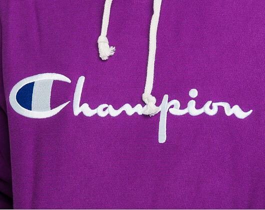 Mikina Champion Hooded Sweatshirt Classic Logo Purple