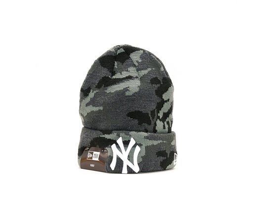 Dětský Kulich New Era Essential Camo Knit New York Yankees Child Marine Navy Camo/White