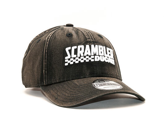 Kšiltovka New Era 9FORTY FA 18 Scrambler Washed Ducati Black Strapback