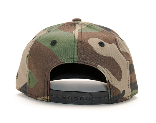 Dětská Kšiltovka New Era 9FIFTY Camo New England Patriots Youth Woodland Camo/Black Snapback