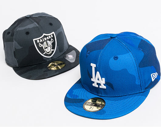 Kšiltovka New Era 59FIFTY Essential Camo Oakland Raiders Marine Navy Camo