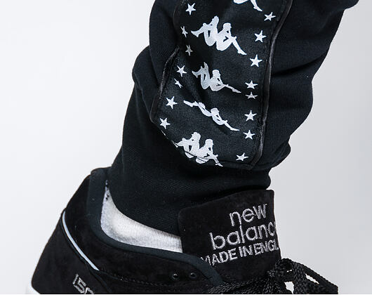 Tepláky Kappa Authentic Amsag Black/White