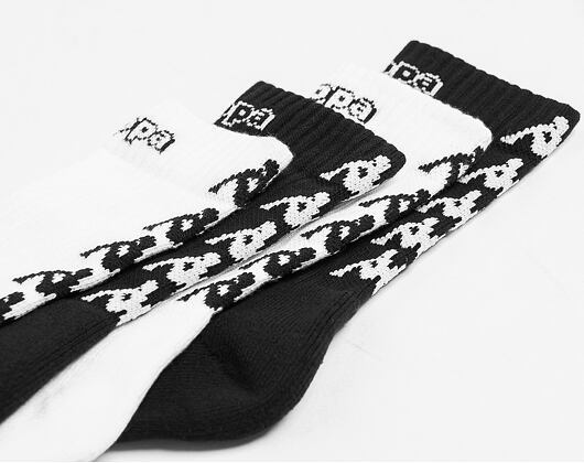 Ponožky Kappa Eleno Black/White