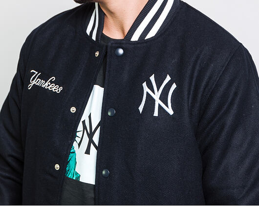 Bunda New Era New York Yankees MLB Team Apparel Bomber Dark Navy