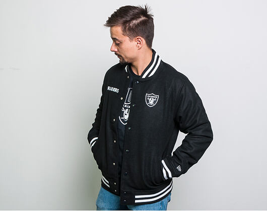 Bunda New Era Oakland Raiders NFL Team Apparel Bomber Black